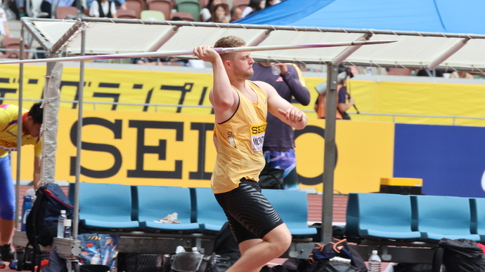 【セイコーGGP】男子やり投:キャメロン・マケンタイヤが逆転優勝!