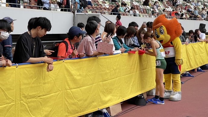 【セイコーGGP】競技終了後の選手たちとプレミアムタイム！
