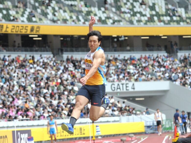 【セイコーGGP】男子 走幅跳：泉谷駿介（住友電工）は3位に。
