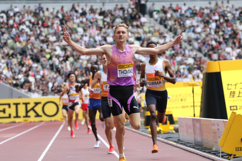 【セイコーGGP】男子 3000m：ジュード トーマス（オーストラリア）が大会記録を更新して優勝