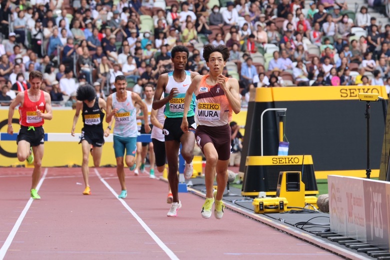 【セイコーGGP】男子 3000m障害物：三浦 龍司（SUBARU）が8:18.96で優勝