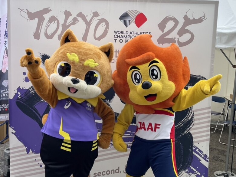 【セイコーGGP】りくワン＆アスリオンがお待ちしています